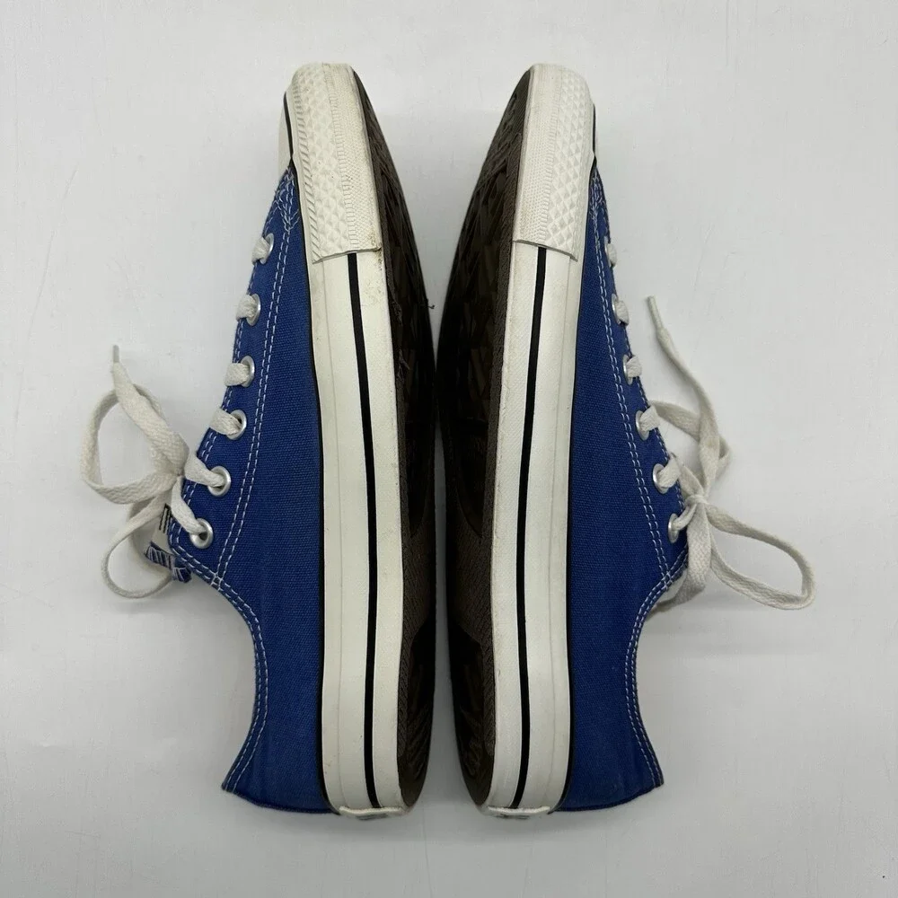 Converse Chuck Taylor All Star Blue Canvas Low Top Sneakers Men Size 8 Women 10